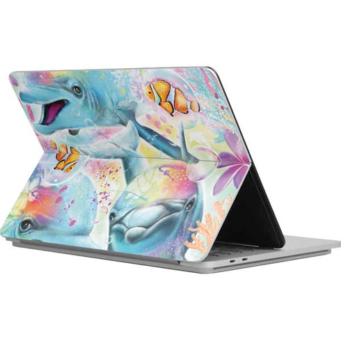 Pastel Dolphins by Sheena Pike Surface Laptop Studio Skin